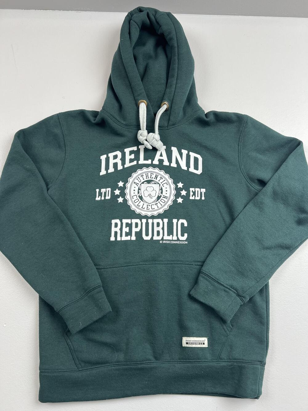 Irish Connexxion Hoodie Sweatshirt Mens Small Green Ireland Republic Graphic
